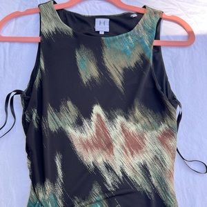 Halston Heritage Printed Dress - 8